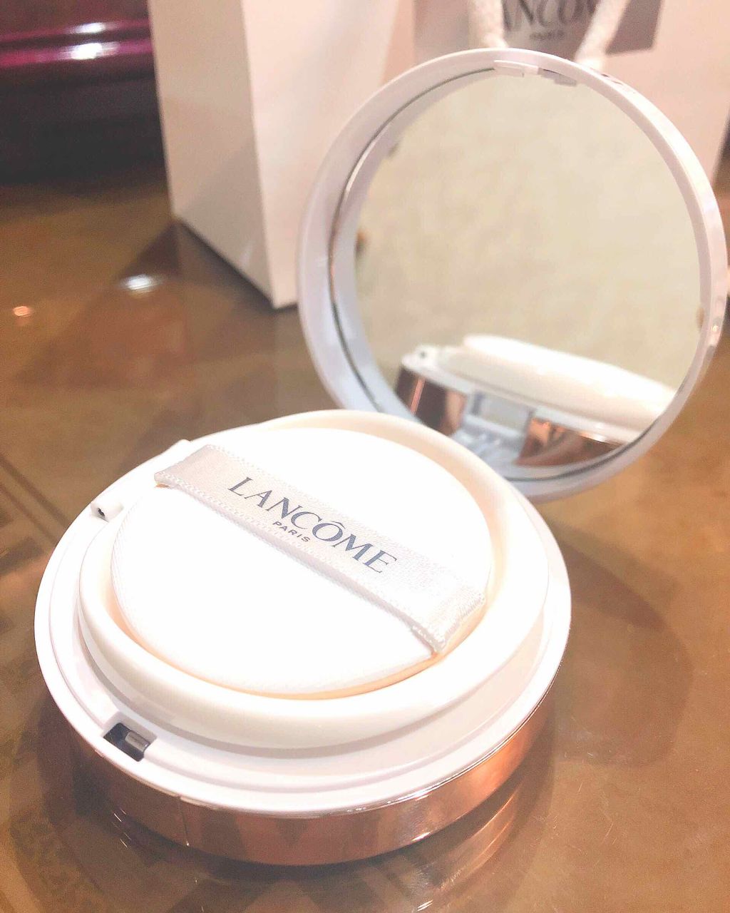 ブラン エクスペール クッションコンパクト H/LANCOME/クッションファンデーションを使ったクチコミ(1枚目)