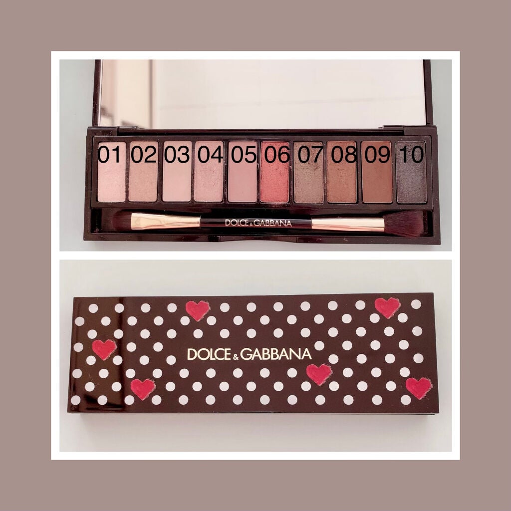 アイラブドット/DOLCE&GABBANA BEAUTY/アイシャドウパレットを使ったクチコミ(1枚目)