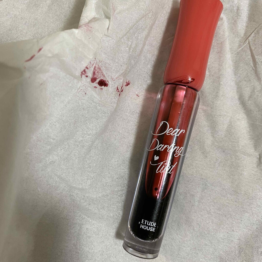 ディアダーリン ウォータージェルティント/ETUDE/リップティントを使ったクチコミ(2枚目)