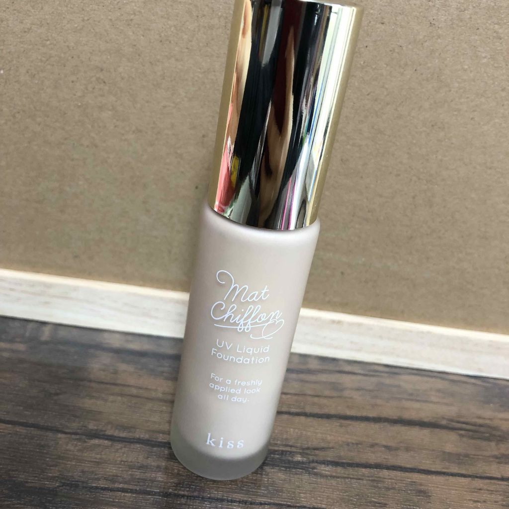 マットシフォン UVリキッドファンデ/KiSS/リキッドファンデーションを使ったクチコミ（1枚目）