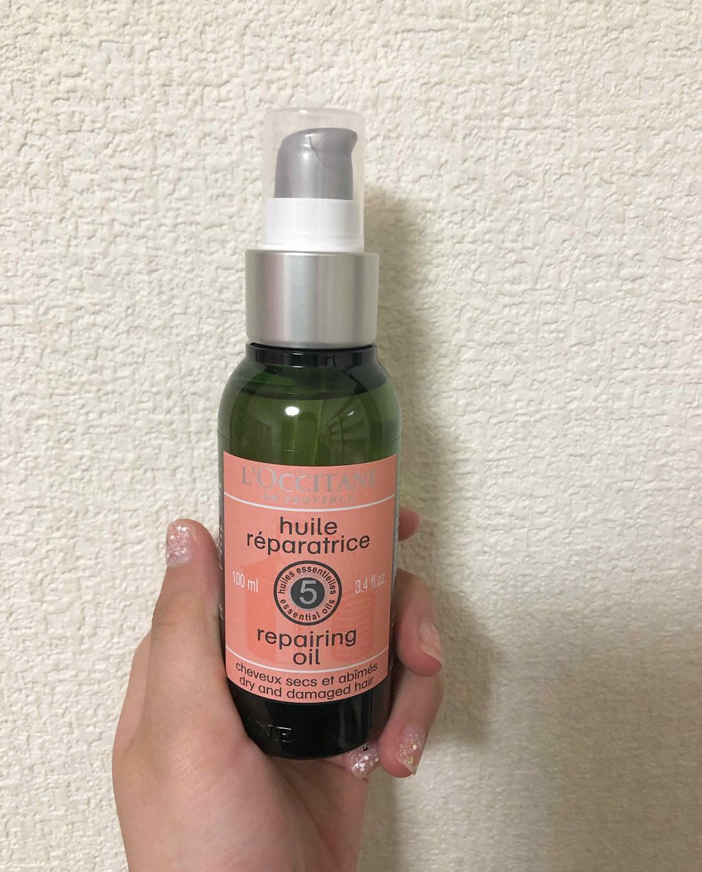 ファイブハーブス リペアリングヘアオイル/L'OCCITANE/ヘアオイルを使ったクチコミ（1枚目）