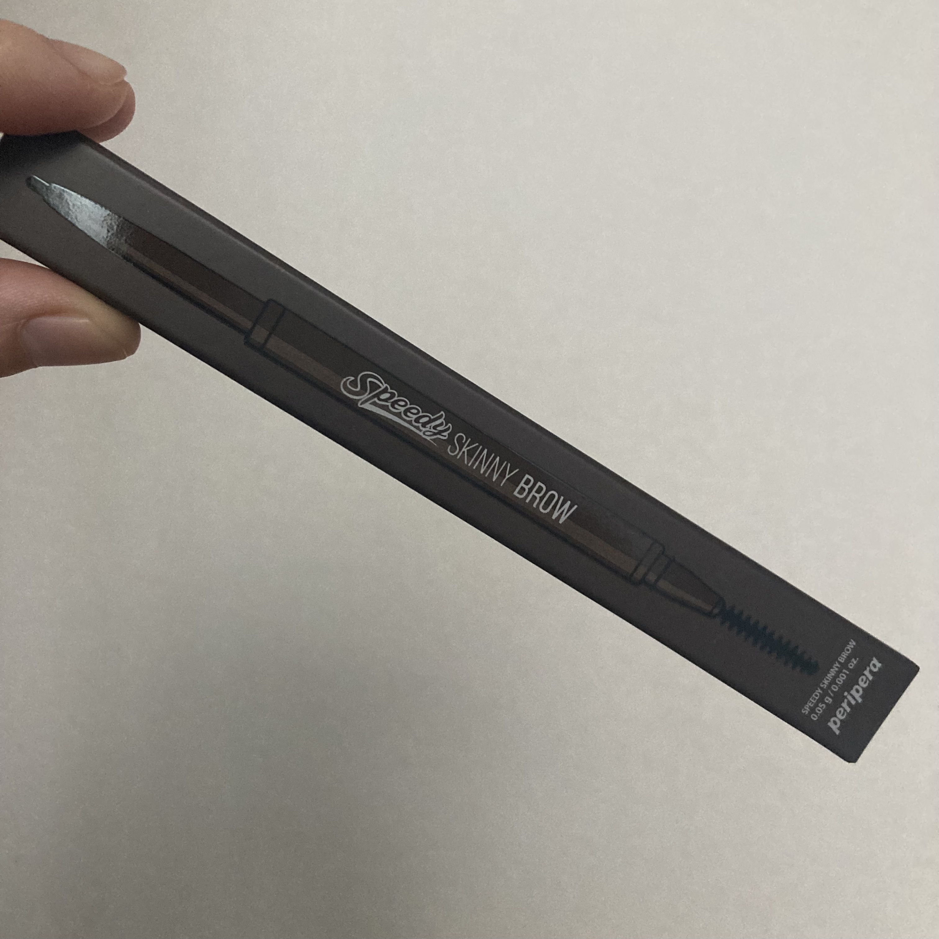 スピーディー スキニー ブロウ 03 NATURAL BROWN/PERIPERA/アイブロウペンシルを使ったクチコミ（1枚目）