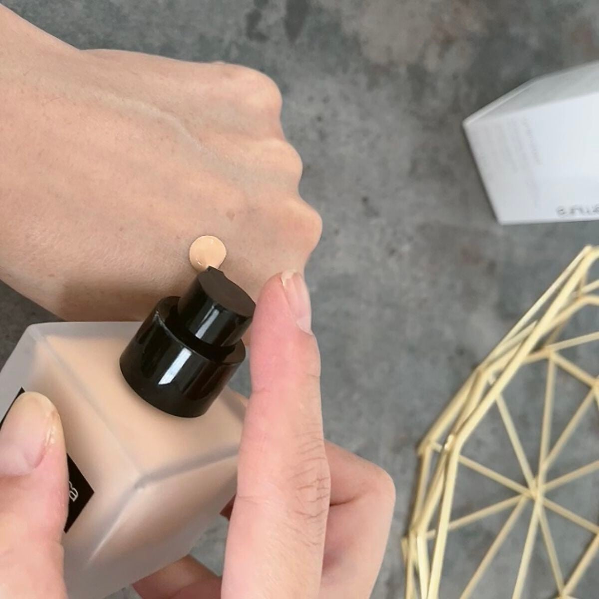 (旧)アンリミテッド ラスティング フルイド/shu uemura/リキッドファンデーションを使ったクチコミ(2枚目)