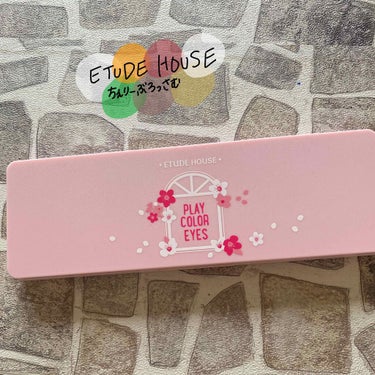 プレイカラー アイシャドウ チェリーブロッサム【生産終了】/ETUDE/アイシャドウパレットを使ったクチコミ（2枚目）