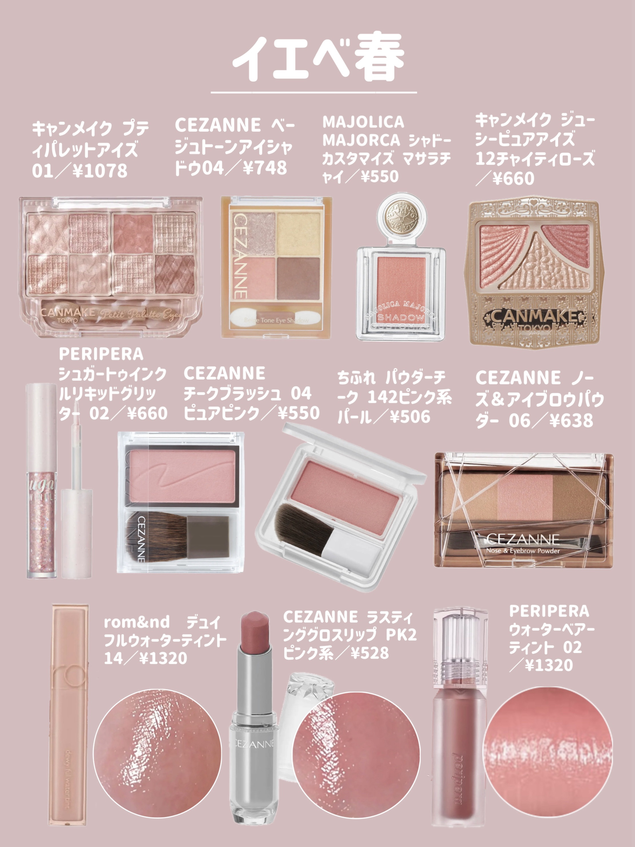 グロッシーリッチ アイズ N/Visée/アイシャドウパレットを使ったクチコミ（2枚目）