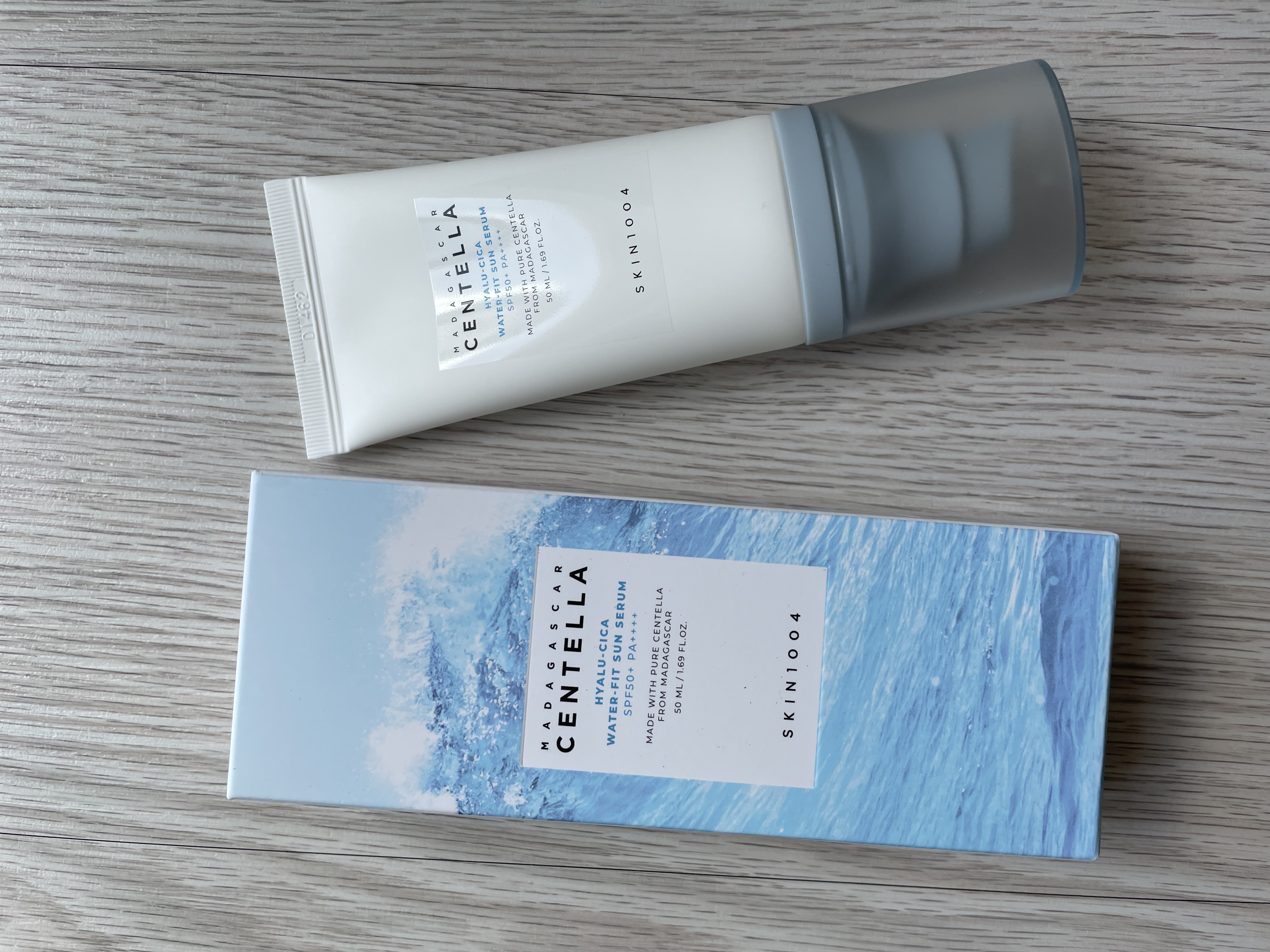 ヒアルーシカ ウォーターフィット サンセラム/SKIN1004/日焼け止めローションを使ったクチコミ（1枚目）