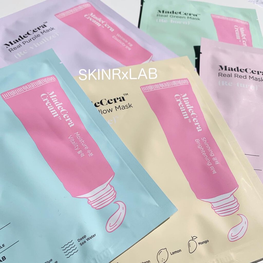 マデセラリアルブルーマスク/SKINRx LAB/シートマスク・パックを使ったクチコミ(1枚目)