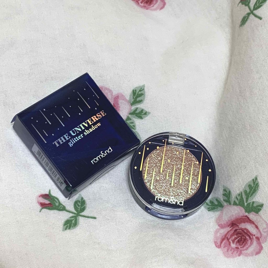 グリッター シャドウ カラー/rom&nd/グリッターを使ったクチコミ（1枚目）
