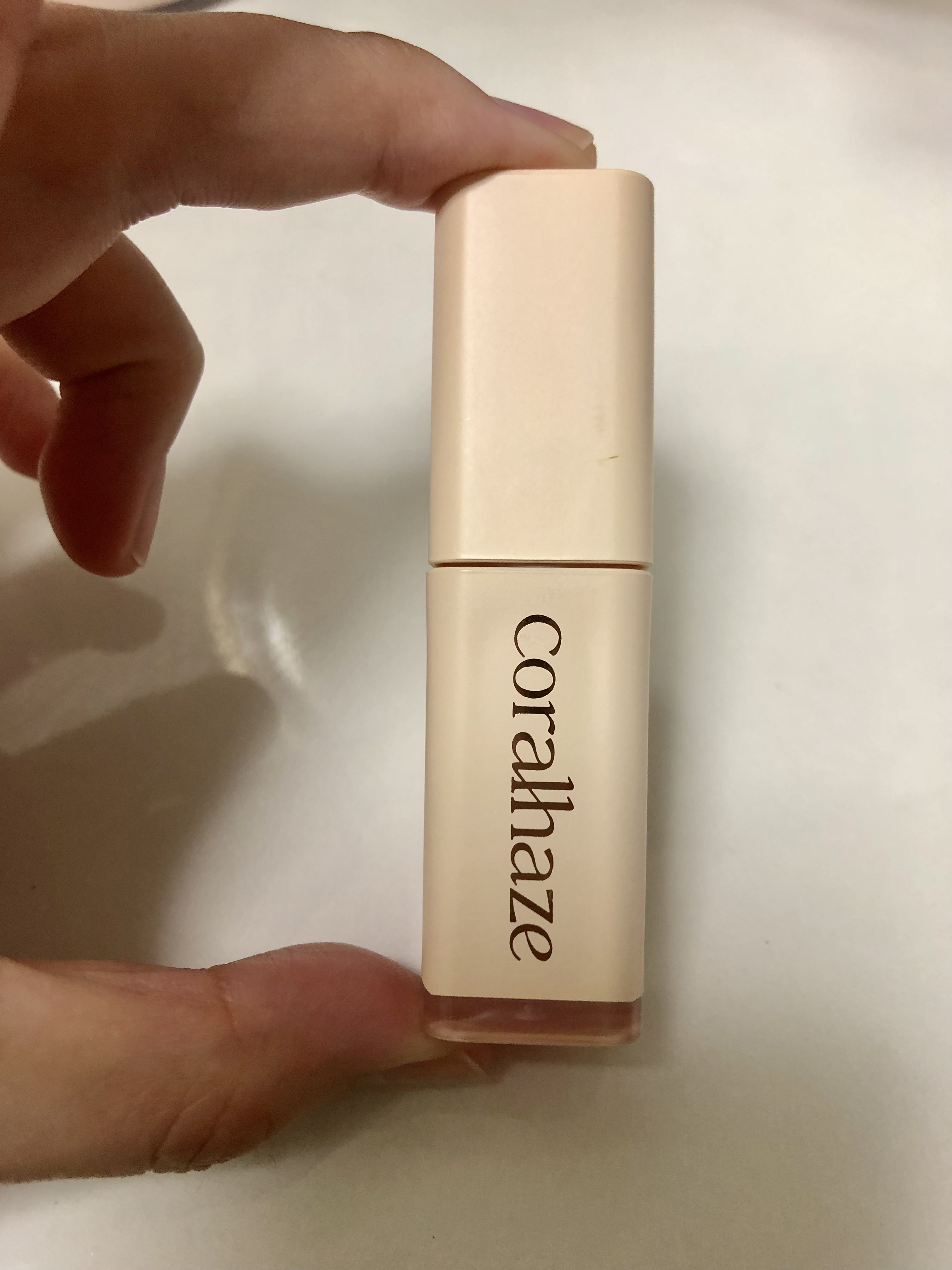 mood glow tint 06 ゲットオーバー/Coralhaze/口紅を使ったクチコミ（2枚目）