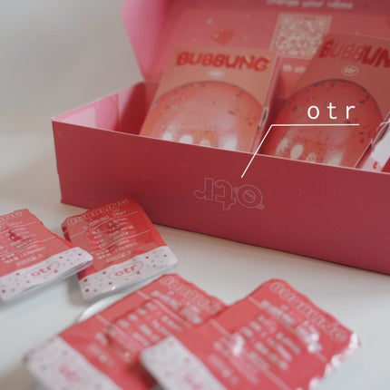 BUBBLING/otr/カラーコンタクトレンズを使ったクチコミ(2枚目)