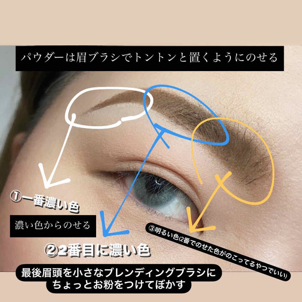 カラーリングアイブロウ/ヘビーローテーション/眉マスカラを使ったクチコミ(3枚目)