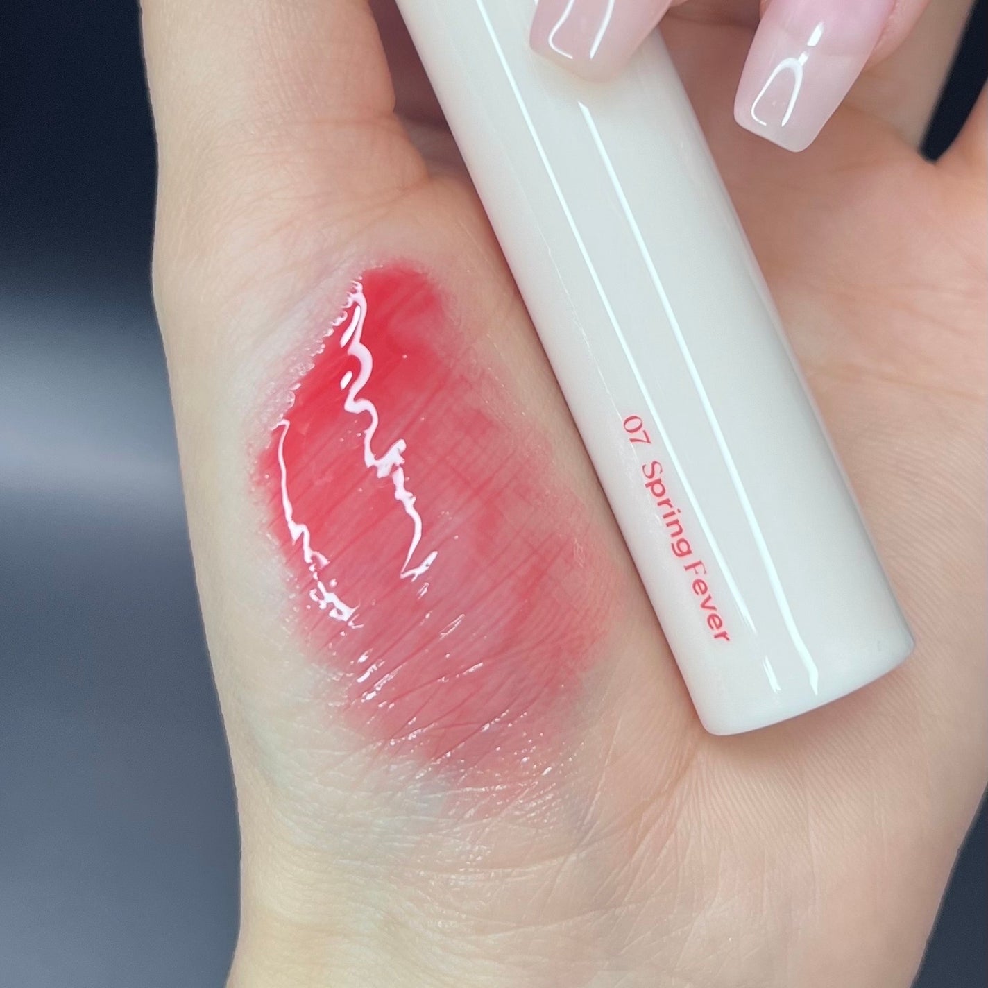 グラスティングカラーグロス/rom&nd/リップグロスを使ったクチコミ(3枚目)