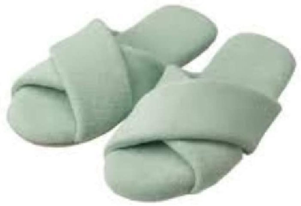 パイルラウンジシューズ ミントカラー