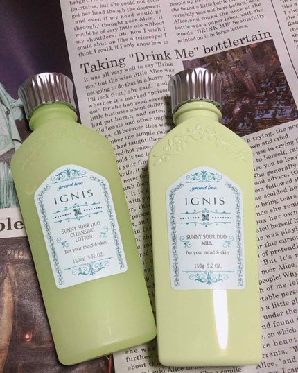 サニーサワー デュオ クレンジング ローション/IGNIS/クレンジングウォーターを使ったクチコミ(1枚目)