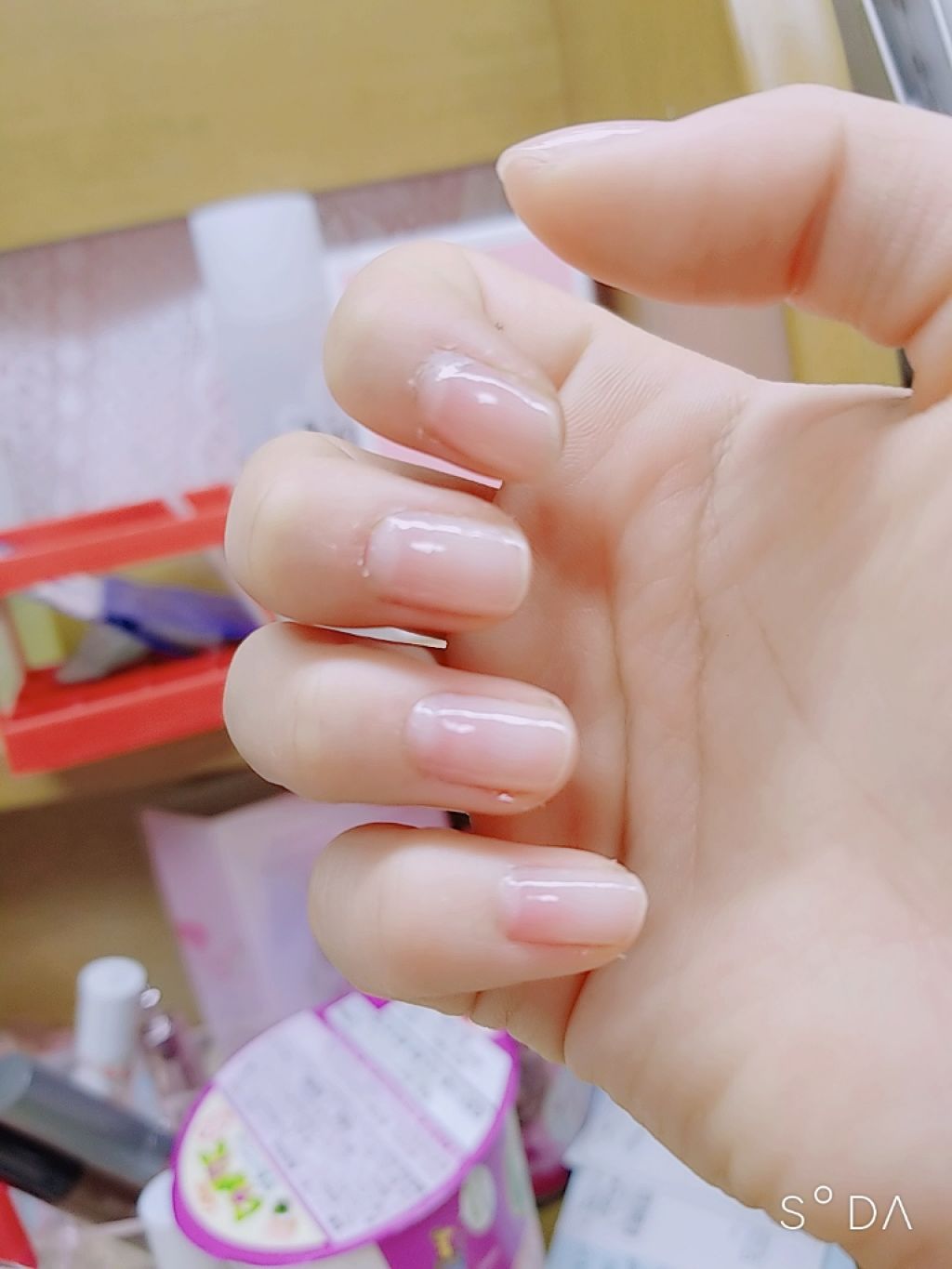 ジェルボリュームトップコート/キャンメイク/ネイルトップコートを使ったクチコミ（3枚目）