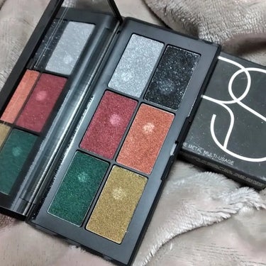 NARS メタルクレイム マルチユースパレットのクチコミ「#今日のメイク NARS メタルクレイムマルチユースパレット&shu uemura クロマティ.....」（1枚目）