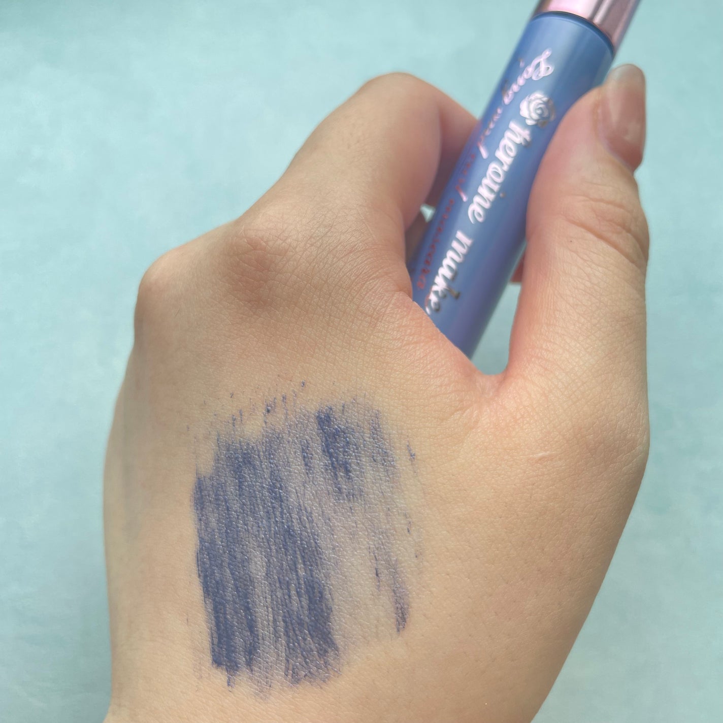 りいぷぷ on LIPS 「ヒロインメイク56アジサイ涼しげブルーバイオレット気になって買..」(2枚目)