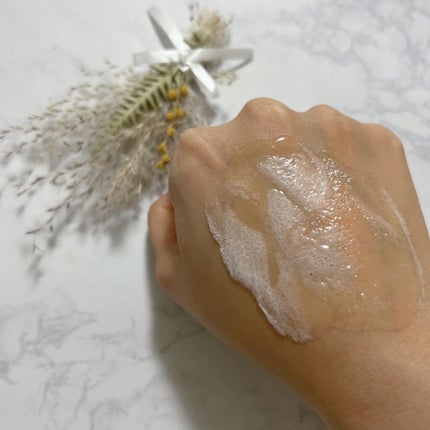 KC むきタマつるん 発泡美容液クレンジング/ハーブ健康本舗/クレンジングジェルを使ったクチコミ(3枚目)