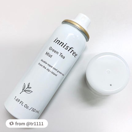 グリーンティー ヒアルロン ミスト/innisfree/ミスト状化粧水を使ったクチコミ(2枚目)