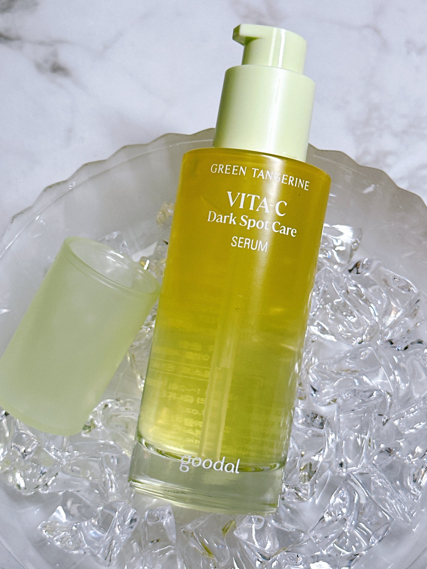 グリーンタンジェリン ビタC ダークスポットケアセラム/goodal/美容液を使ったクチコミ(2枚目)