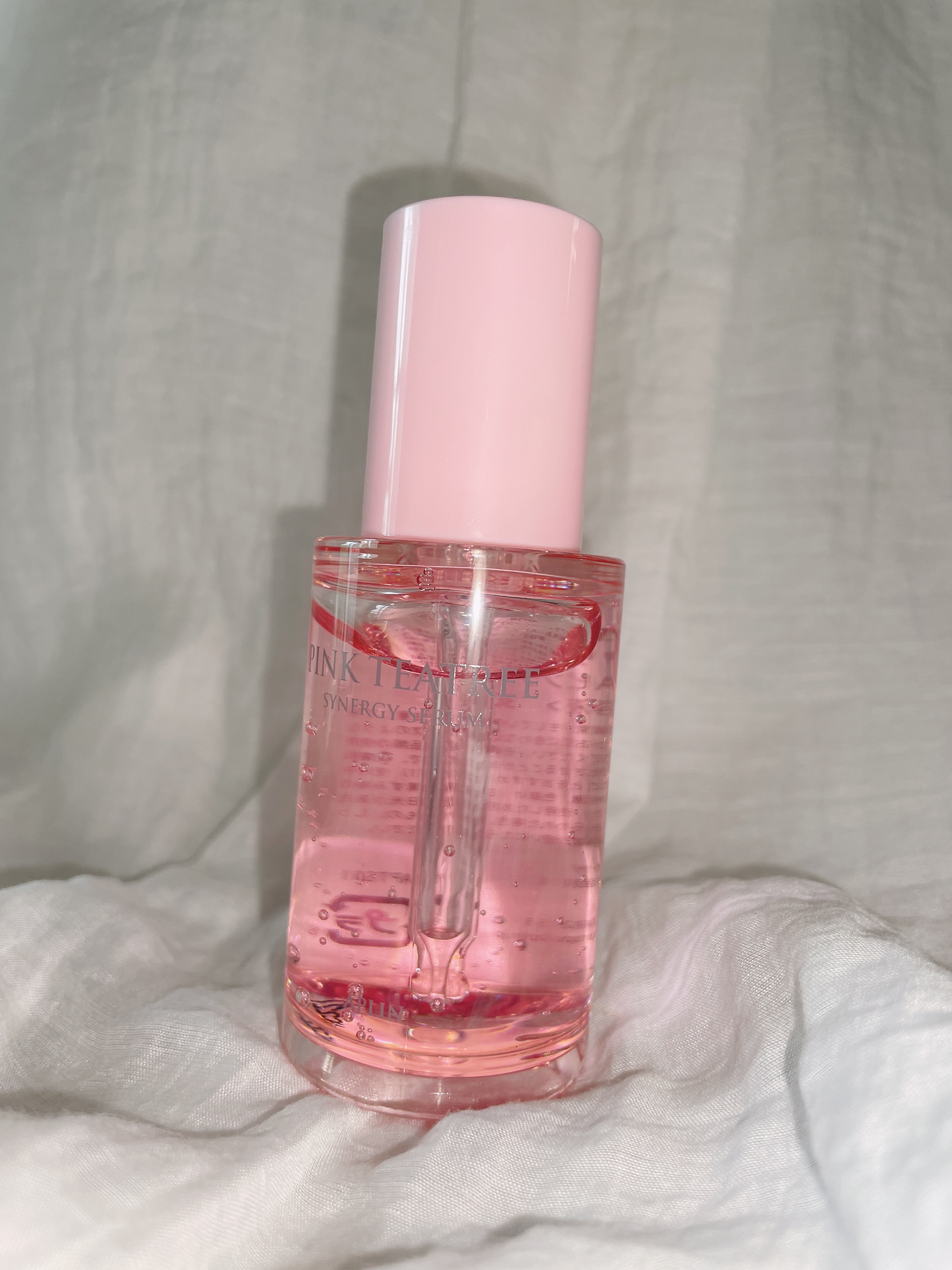 ピンクティーツリーシナジーセラム/APLIN/美容液を使ったクチコミ（2枚目）