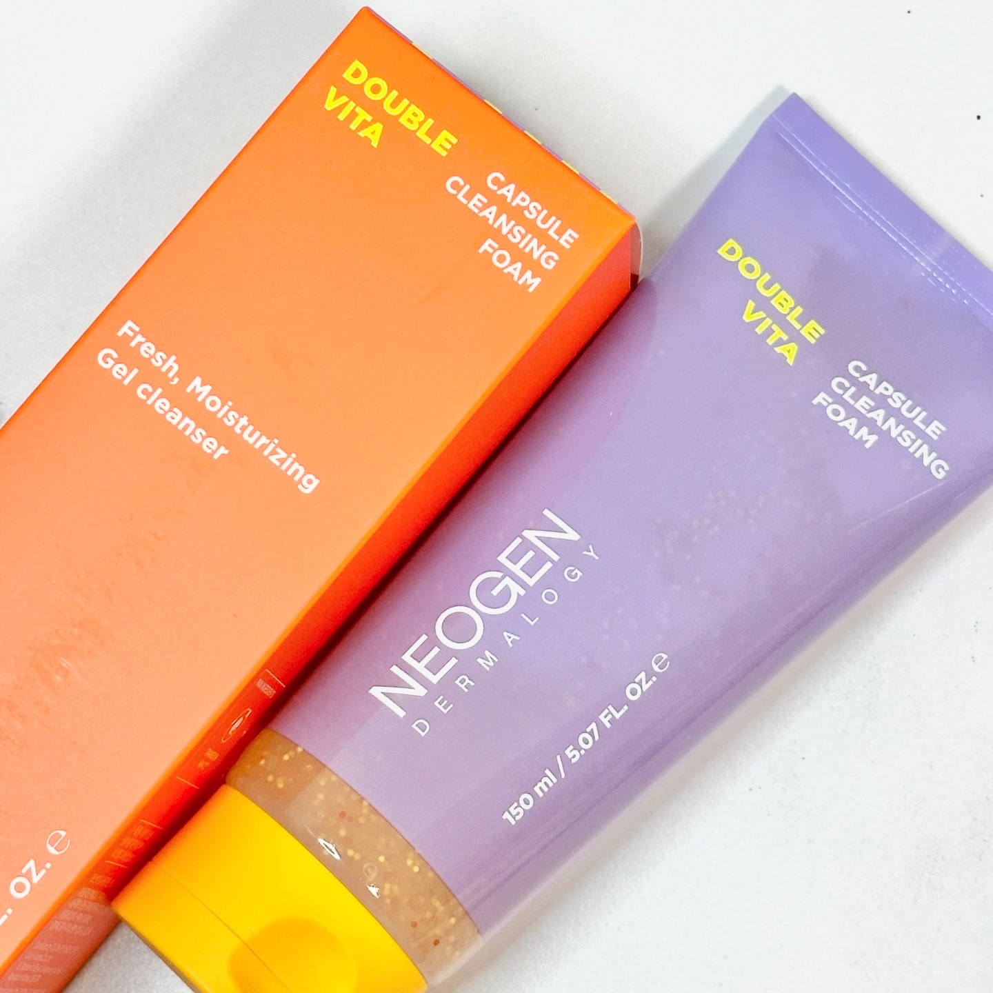 ダブルビタカプセルクレンジングフォーム/NEOGEN/洗顔フォームを使ったクチコミ（1枚目）