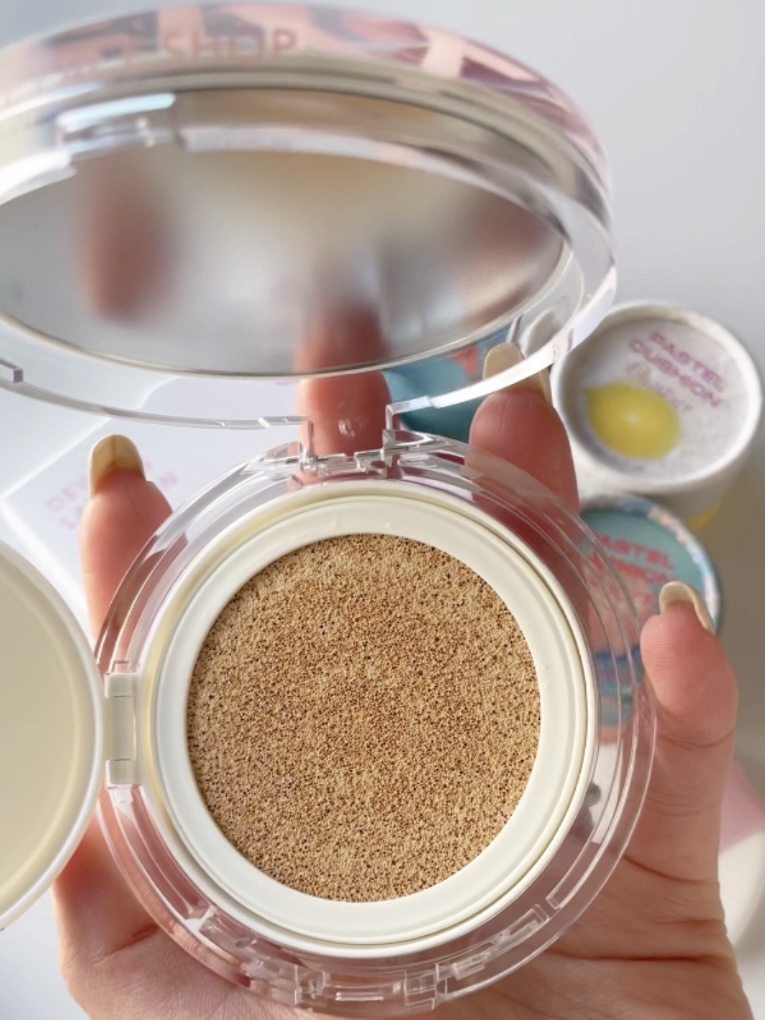 パステルクッションブラッシャー/THE FACE SHOP/パウダーチークを使ったクチコミ（3枚目）