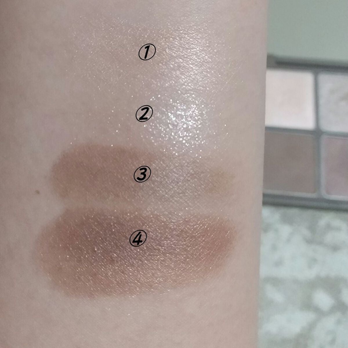 インザミラーアイパレット/Ririmew/アイシャドウパレットを使ったクチコミ(8枚目)