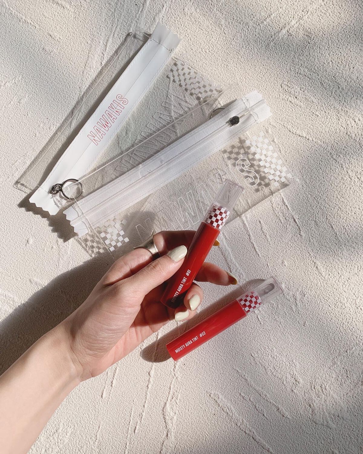 NAWAKIS MOISTY AURA TINT 03 ORANGE ZOA/NAWAKIS/口紅を使ったクチコミ（3枚目）