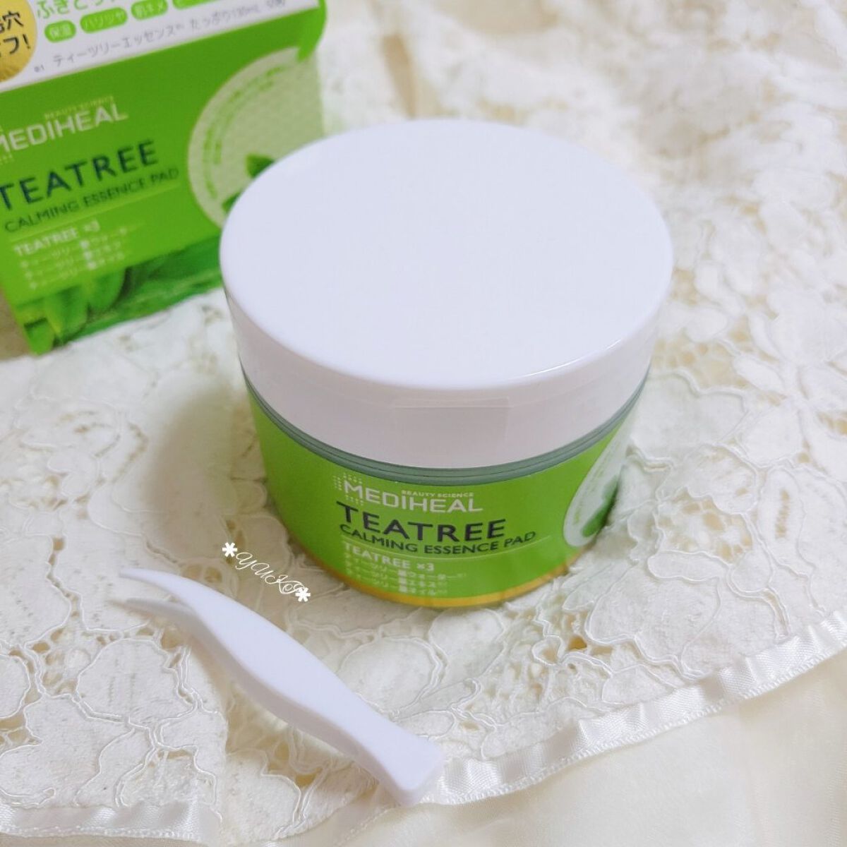 ティーツリーカーミングエッセンスパッド/MEDIHEAL/トナーパッドを使ったクチコミ（1枚目）
