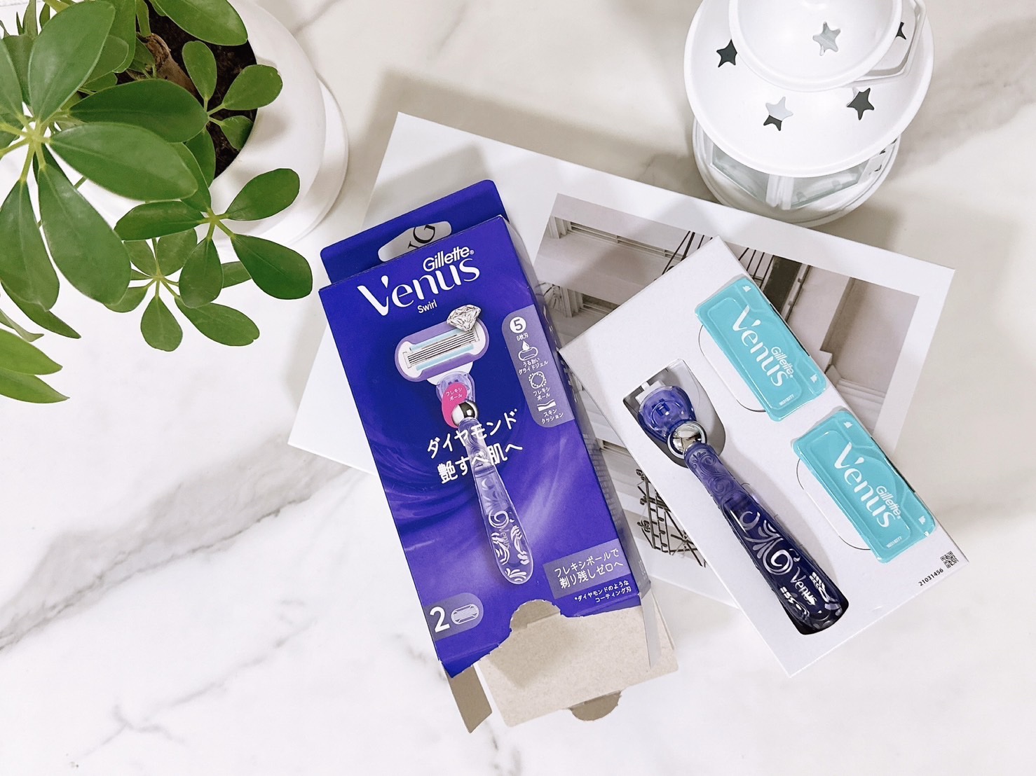 スワール 艶すべ肌/Gillette Venus/シェーバーを使ったクチコミ（2枚目）
