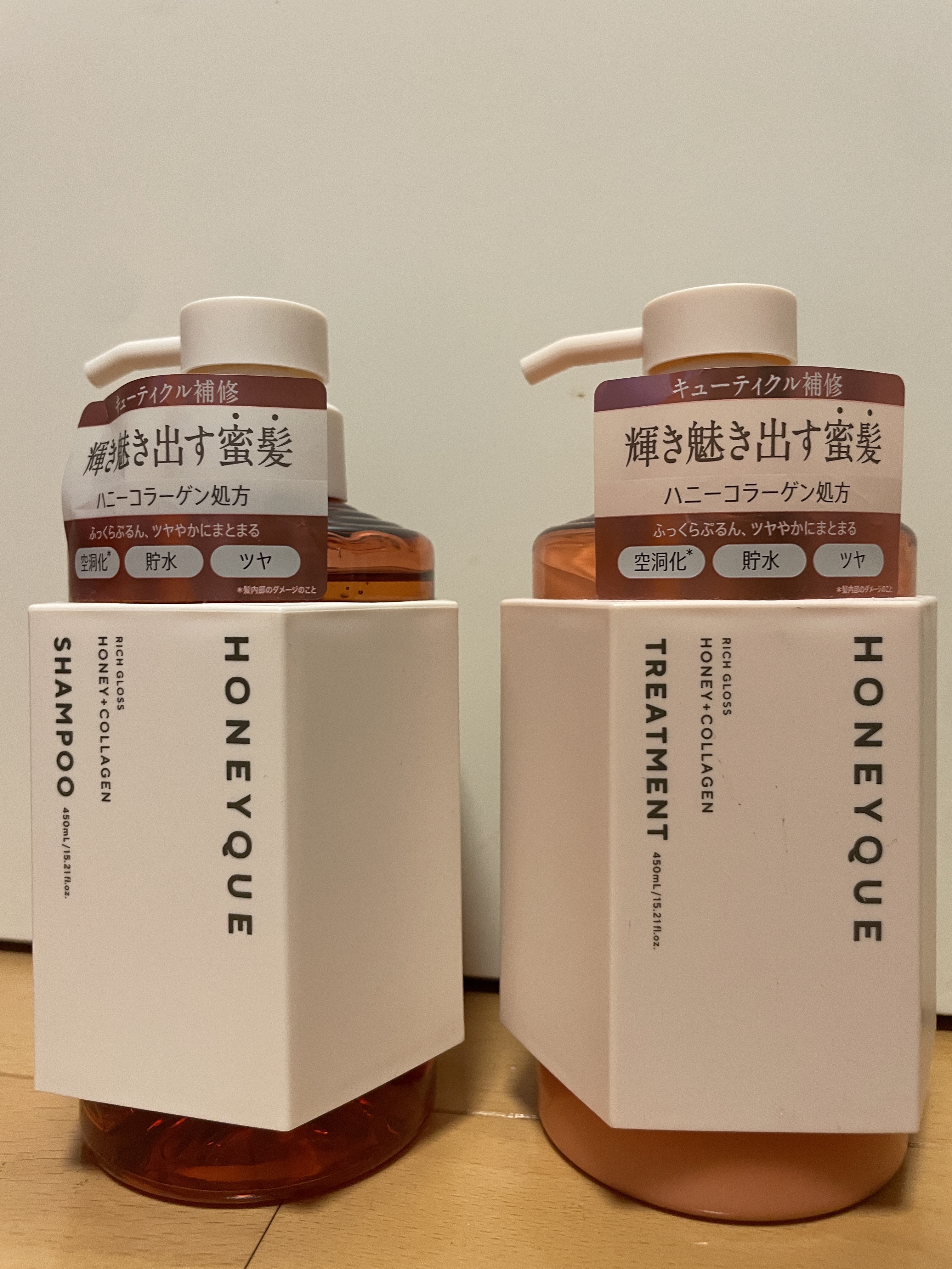 リッチグロス シャンプー シャイニー／ヘアトリートメント シャイニー/ハニーク/市販シャンプーを使ったクチコミ（1枚目）
