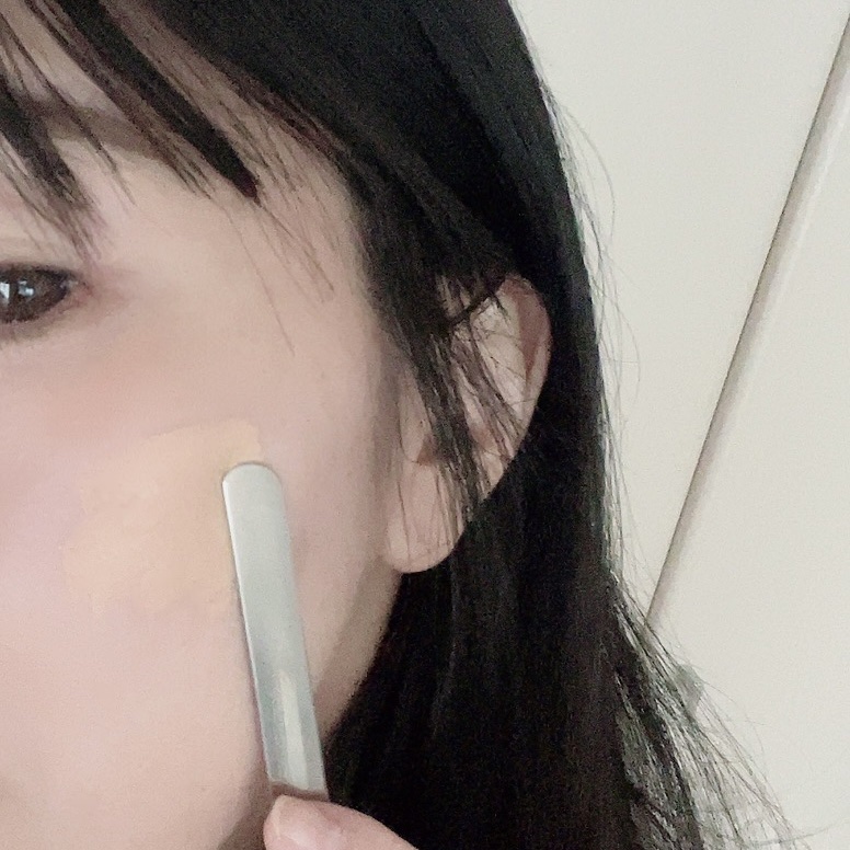 メイクアップスパチュラ/セリア/その他化粧小物を使ったクチコミ（3枚目）