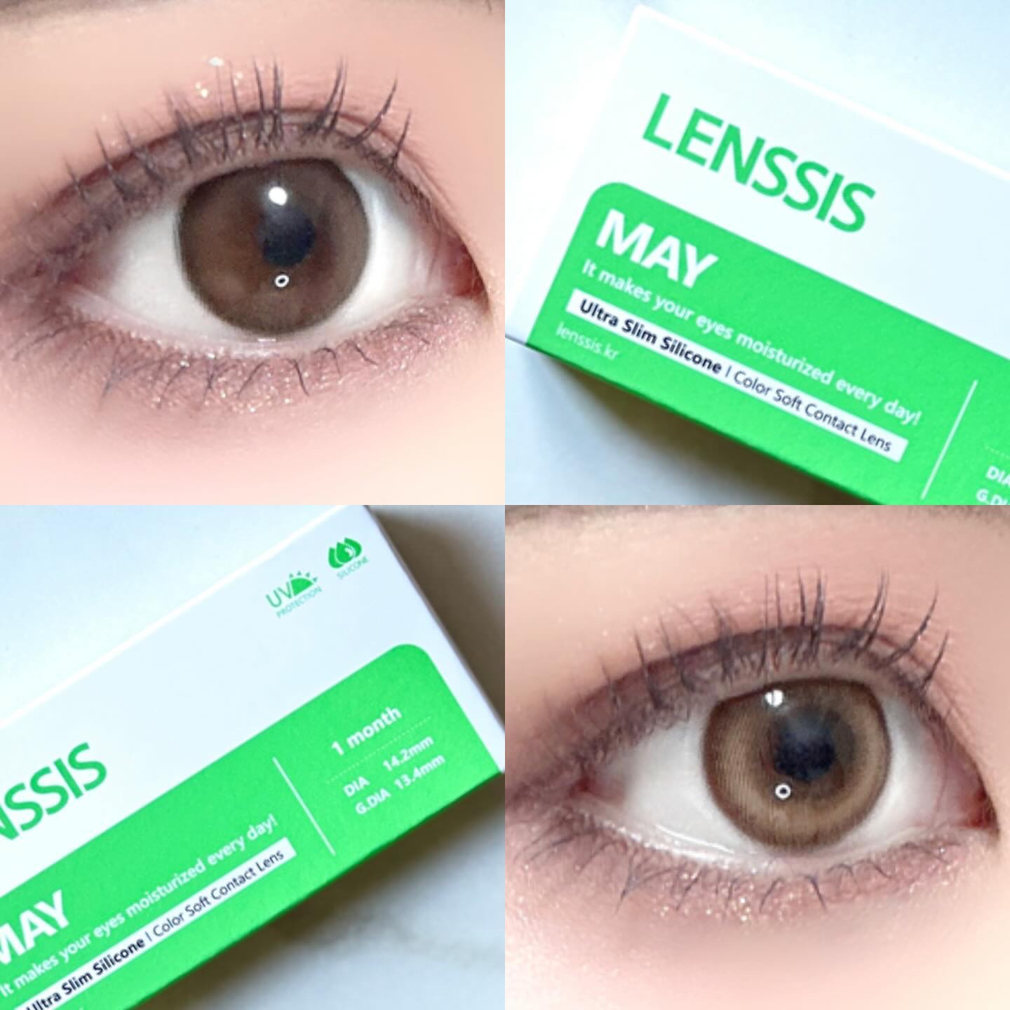 メイシリーズ/LENSSIS/１ヶ月（１MONTH）カラコンを使ったクチコミ（1枚目）