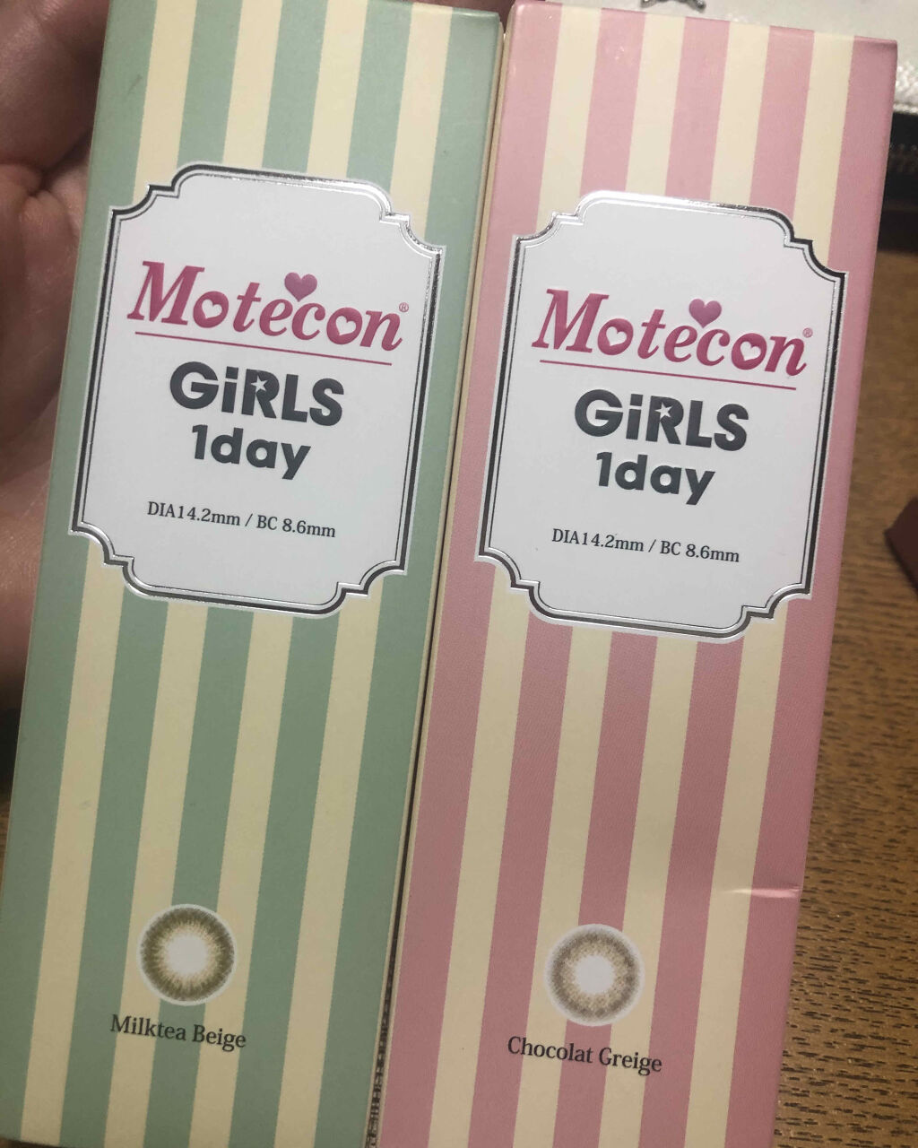 モテコン ガールズワンデー/モテコン/ワンデー（１DAY）カラコンを使ったクチコミ（1枚目）