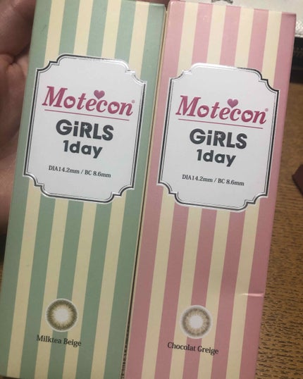 モテコン ガールズワンデー/モテコン/ワンデー(1DAY)カラコンを使ったクチコミ(1枚目)