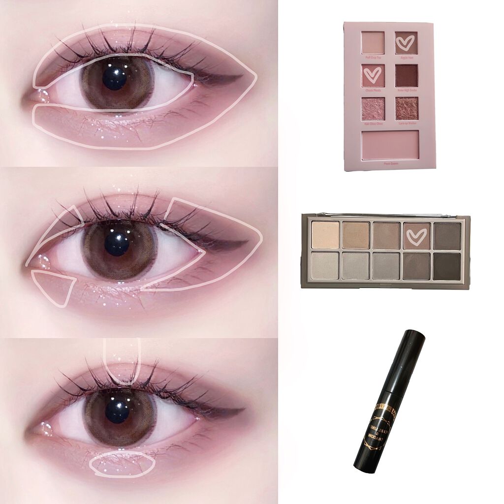 パールライナー＆シャドウ 10 シャンパンゴールド/パルガントン/リキッドアイライナーを使ったクチコミ（2枚目）