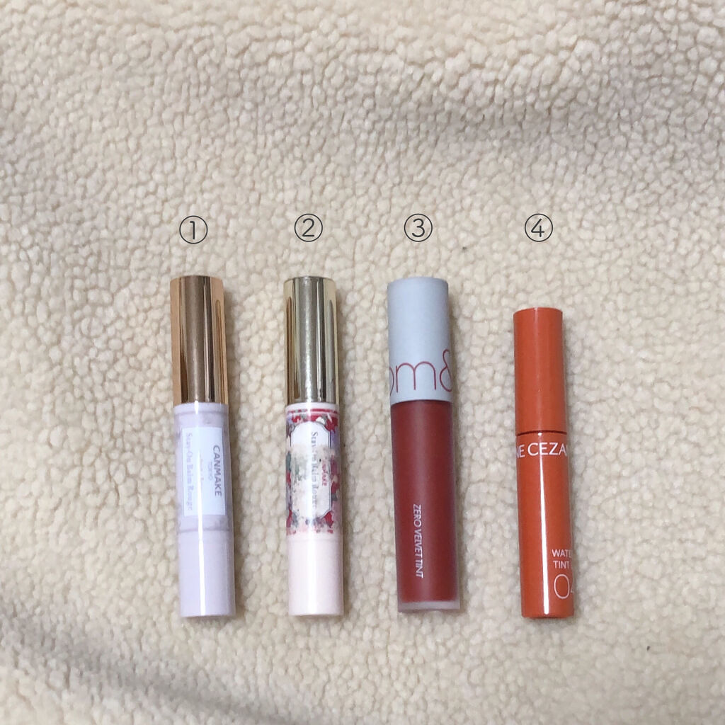 ゼロベルベットティント/rom&nd/リップティントを使ったクチコミ（2枚目）