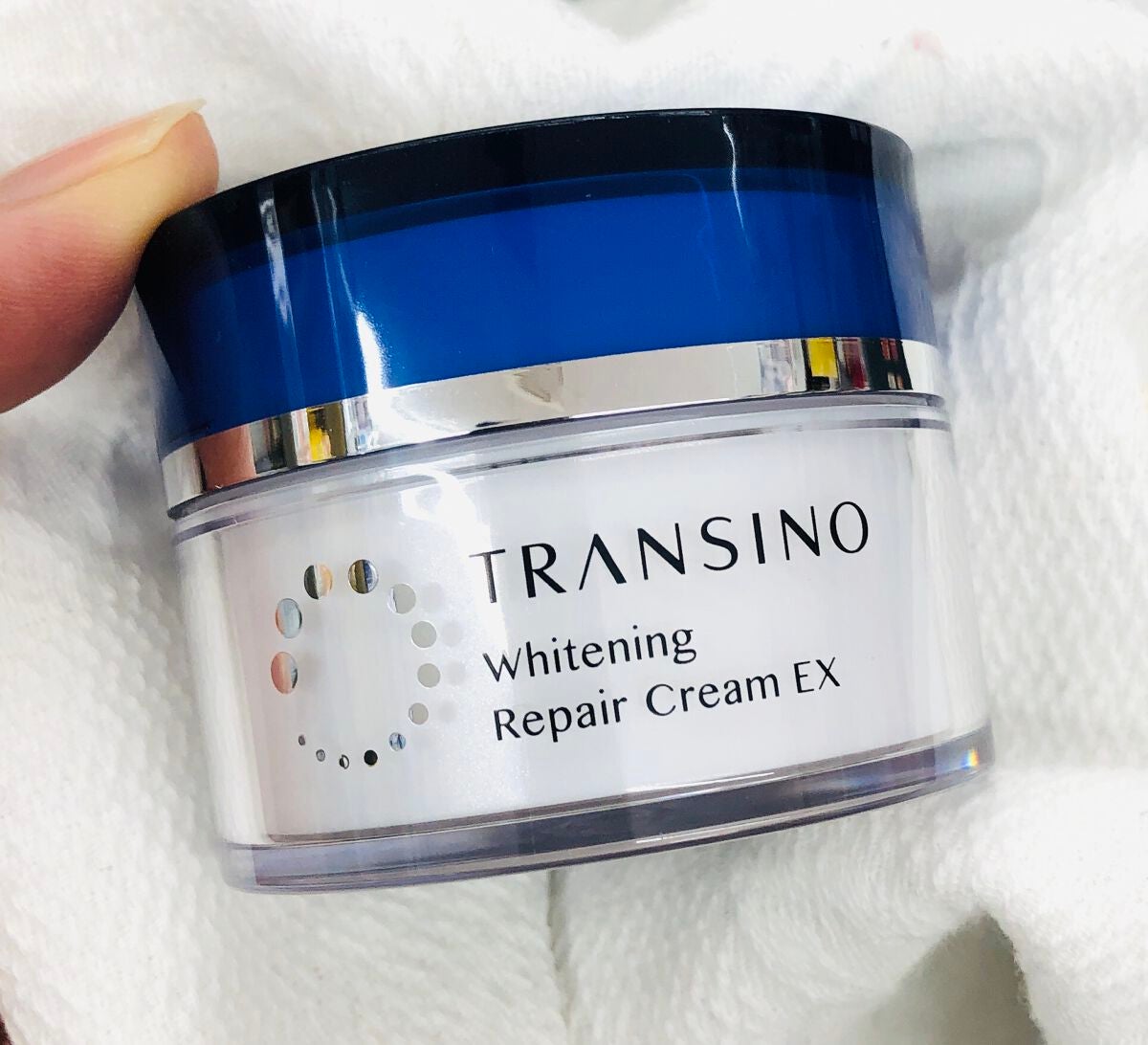 薬用ホワイトニングリペアクリームEX/トランシーノ/フェイスクリームを使ったクチコミ(1枚目)