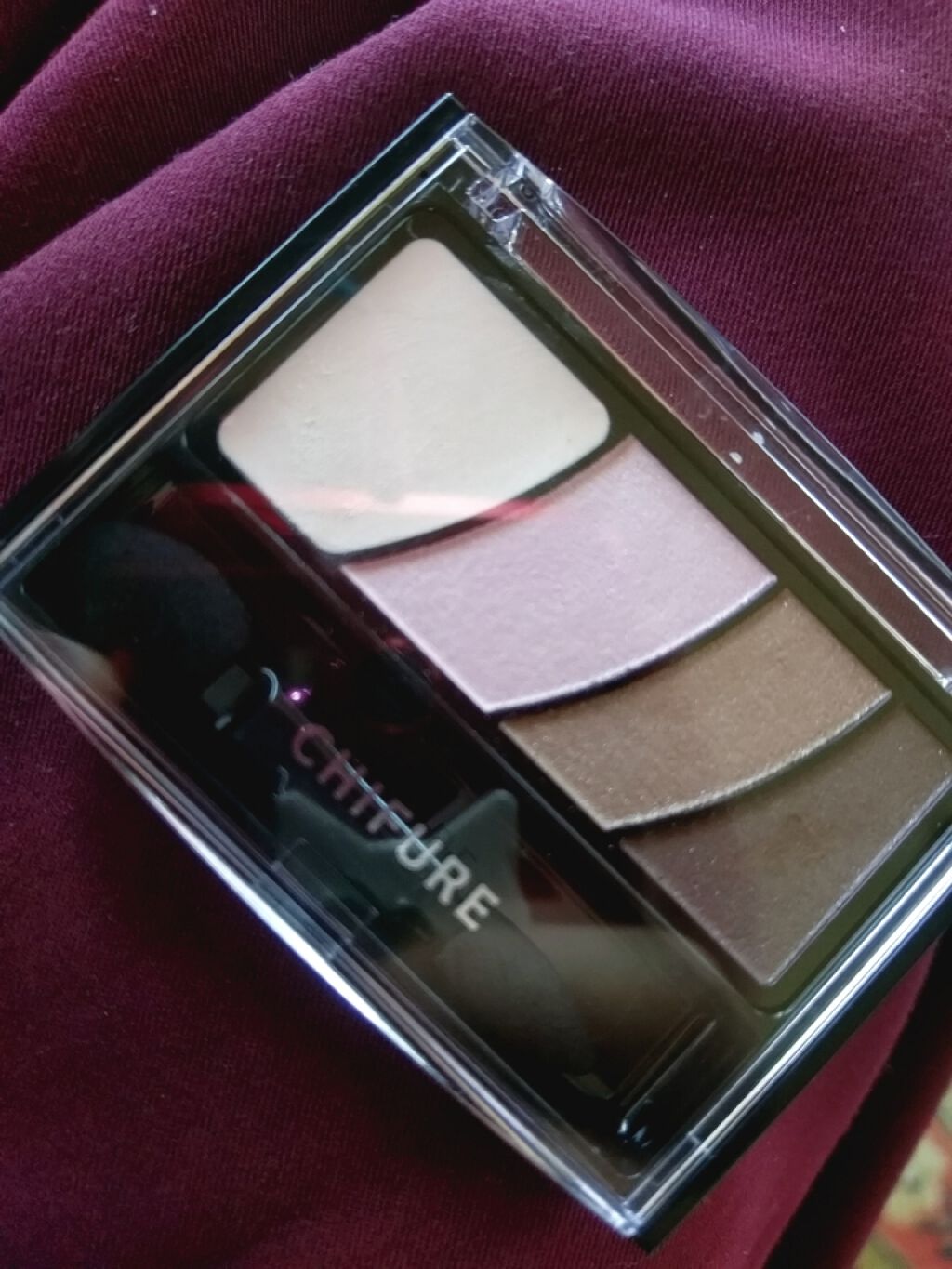 グラデーション アイ カラー(チップ付)/ちふれ/アイシャドウパレットを使ったクチコミ(1枚目)