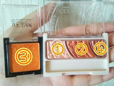 UR GLAM　POWDER EYESHADOW/U R GLAM/パウダーアイシャドウを使ったクチコミ（4枚目）