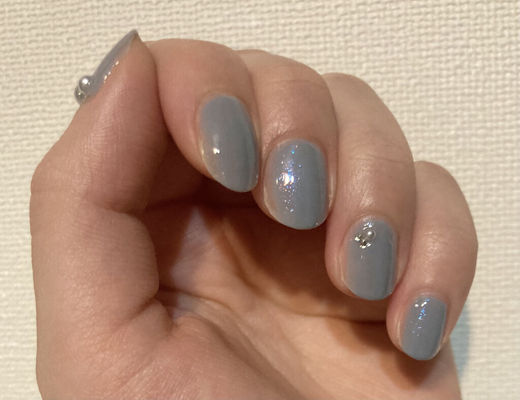 ネイルポリッシュ EX-35 ダイヤモンドスプラッシュ/RMK/マニキュアを使ったクチコミ（1枚目）