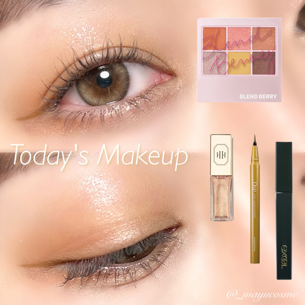 ロング＆カラード ラッシュ/excel/マスカラを使ったクチコミ（1枚目）