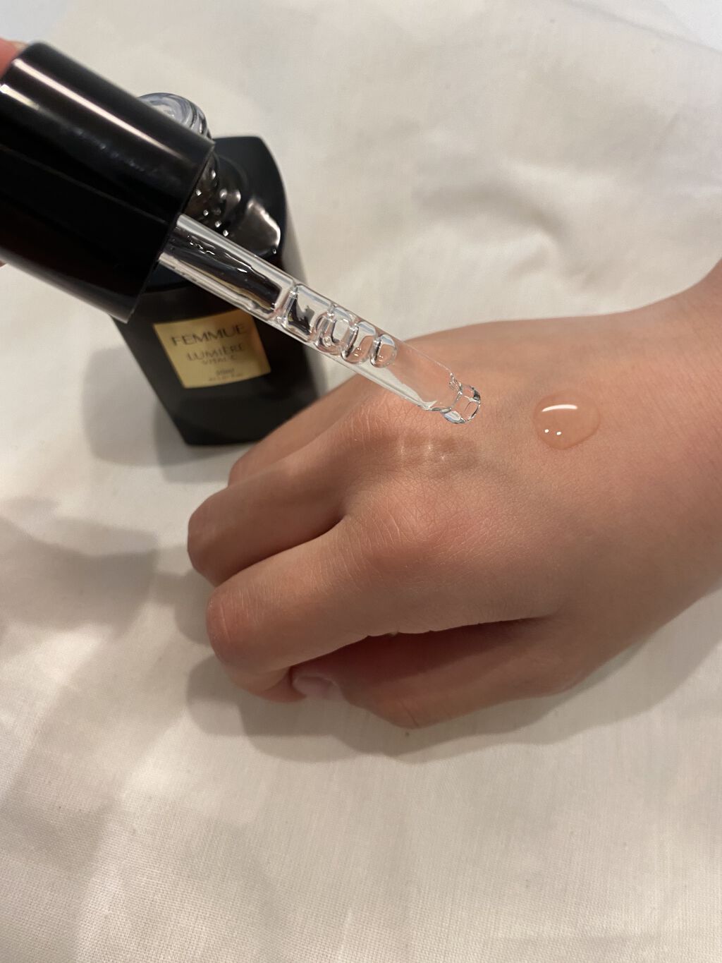 ルミエール ヴァイタルC/FEMMUE/ブースター・導入液を使ったクチコミ（2枚目）