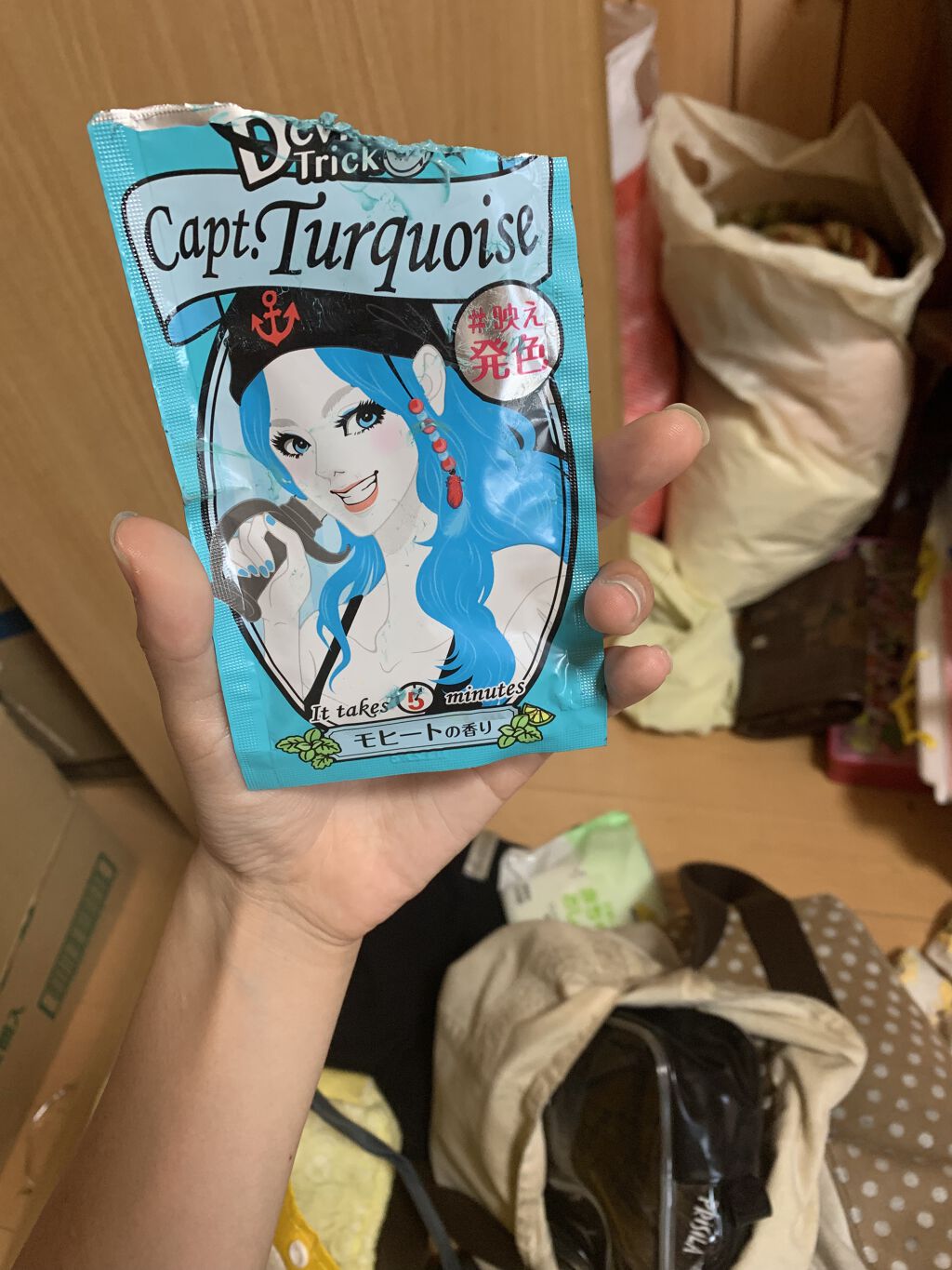 デビルズトリック キャプテンターコイズ/クイスクイス/ヘアカラーを使ったクチコミ（1枚目）