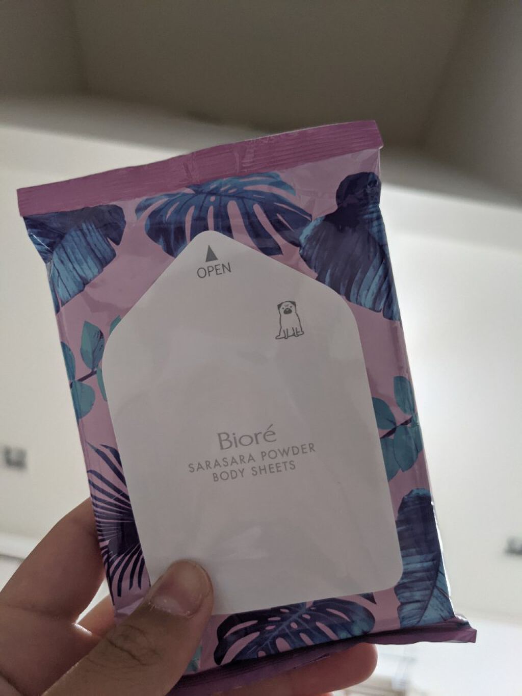 さらさらパウダーシート さわやかせっけんの香り/ビオレ/ボディシートを使ったクチコミ（2枚目）