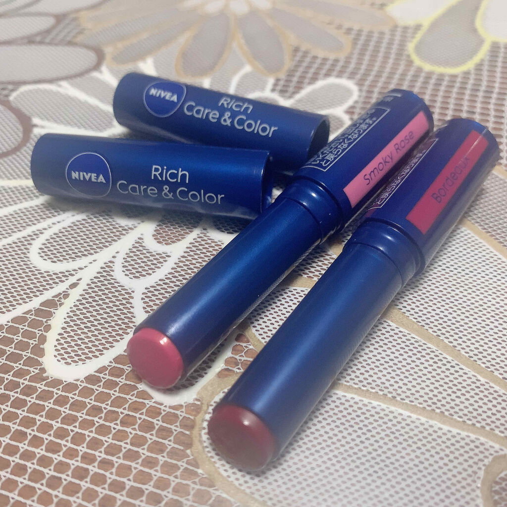 ニベア リッチケア＆カラーリップ/ニベア/リップクリームを使ったクチコミ（1枚目）