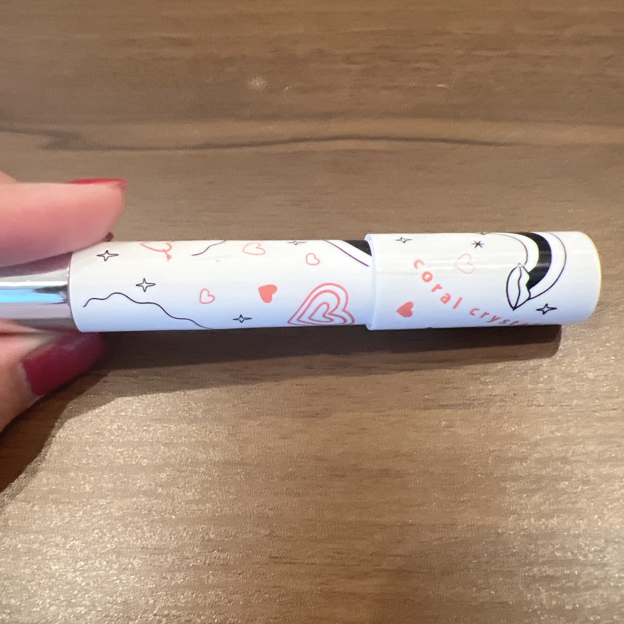 バーム ステイン 995 コーラル クリスタル/REVLON/口紅を使ったクチコミ（1枚目）