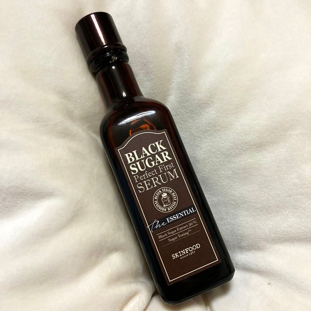 ブラックシュガー パーフェクト ファーストセラム ザ・エッセンシャル/SKINFOOD/美容液を使ったクチコミ(1枚目)