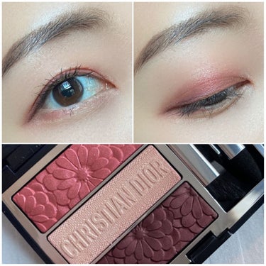 Dior
トリオ ブリック パレット＜ピュア グロウ＞
663 トリプル ブルーム

トリオでカラーメイク💓
もうトリオが気に入りすぎてひたすら使ってます、、🌸
今回はしっかり発色させたパターン！

や